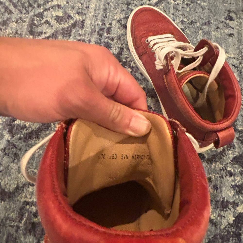 Bally Hightop Leather Sneakers - Picture 10 of 12